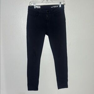 GAP Black Skinny Jeans Stretchy Denim